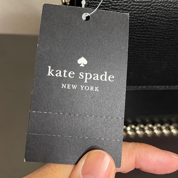 NWT Kate Spade Remi Flap Chain Crossbody Box Bag in Black - Picture 11 of 11